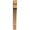 Ekena Millwork Imperial Block Rough Sawn Bracket, Western Red Cedar, 4"W x 26"D x 34"H BKT04X26X34IMP05RWR - alternate 4